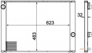 Теплообменник BEHR HELLA SERVICE 8MK 376 753-591