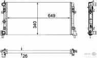 Теплообменник BEHR HELLA SERVICE 8MK 376 754-281