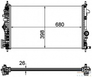 Теплообменник BEHR HELLA SERVICE 8MK 376 754-361