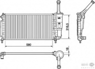 Теплообменник BEHR HELLA SERVICE 8MK 376 754-381