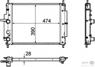 Теплообменник BEHR HELLA SERVICE 8MK 376 754-411