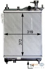 Теплообменник BEHR HELLA SERVICE 8MK 376 754-491