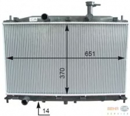 Теплообменник BEHR HELLA SERVICE 8MK 376 754-551