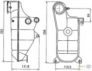 Резервуар BEHR HELLA SERVICE 8MA 376 755-151