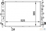 Теплообменник BEHR HELLA SERVICE 8MK 376 755-311