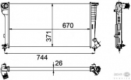 Теплообменник BEHR HELLA SERVICE 8MK 376 755-351