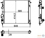Теплообменник BEHR HELLA SERVICE 8MK 376 755-361