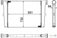 Теплообменник BEHR HELLA SERVICE 8ML 376 755-451