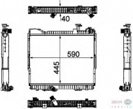 Теплообменник BEHR HELLA SERVICE 8MK 376 756-051