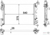 Теплообменник BEHR HELLA SERVICE 8MK 376 756-321
