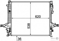 Теплообменник BEHR HELLA SERVICE 8MK 376 756-481