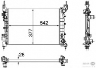 Теплообменник BEHR HELLA SERVICE 8MK 376 756-521