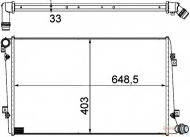 Теплообменник BEHR HELLA SERVICE 8MK 376 756-701