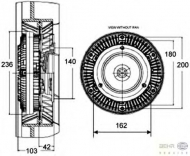 Сцепление BEHR HELLA SERVICE 8MV 376 758-451