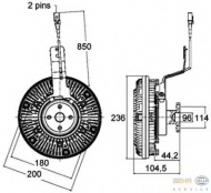 Сцепление BEHR HELLA SERVICE 8MV 376 758-531
