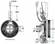 Сцепление BEHR HELLA SERVICE 8MV 376 758-541