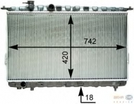 Теплообменник BEHR HELLA SERVICE 8MK 376 762-231