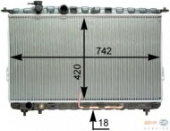 Теплообменник BEHR HELLA SERVICE 8MK 376 762-241