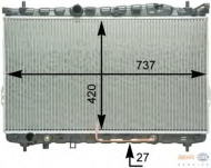 Теплообменник BEHR HELLA SERVICE 8MK 376 762-321