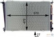 Теплообменник BEHR HELLA SERVICE 8MK 376 763-121