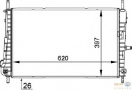 Теплообменник BEHR HELLA SERVICE 8MK 376 764-131