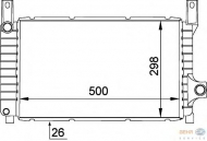 Теплообменник BEHR HELLA SERVICE 8MK 376 764-481