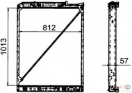 Теплообменник BEHR HELLA SERVICE 8MK 376 765-181