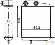 Теплообменник BEHR HELLA SERVICE 8MO 376 765-381