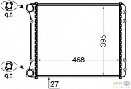 Теплообменник BEHR HELLA SERVICE 8MK 376 766-281