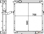 Теплообменник BEHR HELLA SERVICE 8MK 376 774-501
