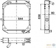Теплообменник BEHR HELLA SERVICE 8MK 376 774-561