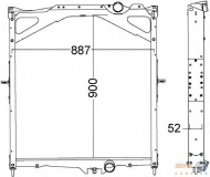 Теплообменник BEHR HELLA SERVICE 8MK 376 774-791