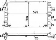 Теплообменник BEHR HELLA SERVICE 8MK 376 781-041