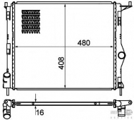 Теплообменник BEHR HELLA SERVICE 8MK 376 787-351