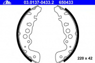 Комлект тормозных накладок ATE 03.0137-0433.2