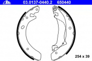 Комлект тормозных накладок ATE 03.0137-0440.2