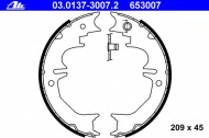 Комлект тормозных накладок ATE 03.0137-3007.2
