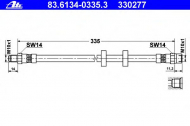 Шлангопровод ATE 83.6134-0335.3