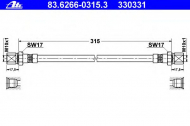 Шлангопровод ATE 83.6266-0315.3