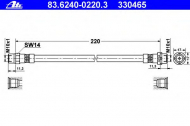 Шлангопровод ATE 83.6240-0220.3