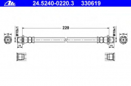 Шлангопровод ATE 24.5240-0220.3