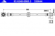 Шлангопровод ATE 83.6248-0565.3