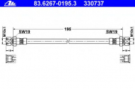 Шлангопровод ATE 83.6267-0195.3