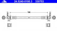 Шлангопровод ATE 24.5240-0195.3