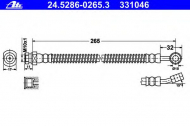 Шлангопровод ATE 24.5286-0265.3