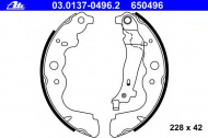 Комлект тормозных накладок ATE 03.0137-0496.2