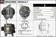 Генератор DELCO REMY DRA3358
