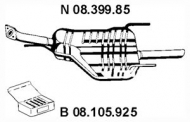 Амортизатор EBERSPÄCHER 08.399.85
