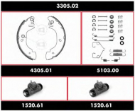 Комплект тормозов REMSA 3305.02