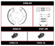 Комплект тормозов REMSA 3306.04